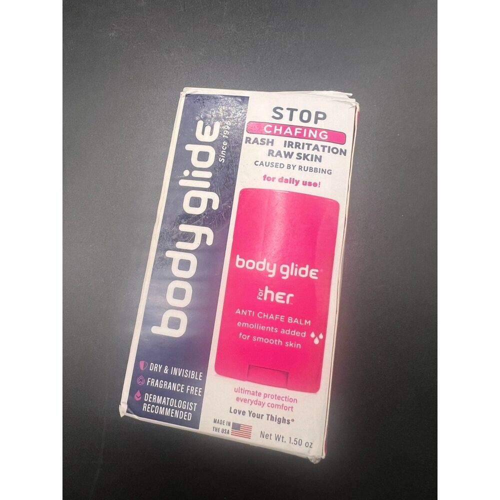 Body Glide Stop Chafing For Her Rash Irritation Raw Skin Anti Chafe Balm